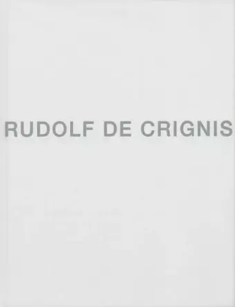 Rudolf de Crignis cover