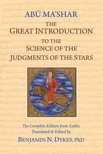 The Great Introduction to the Science of the Judgments of the Stars cover