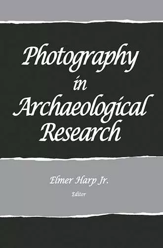 Photography in Archaeological Research cover