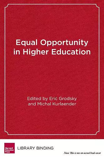 Equal Opportunity in Higher Education cover