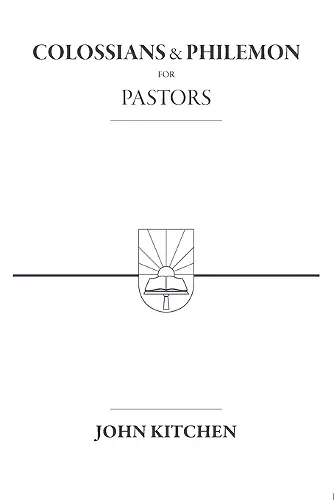 Colossians & Philemon for Pastors cover