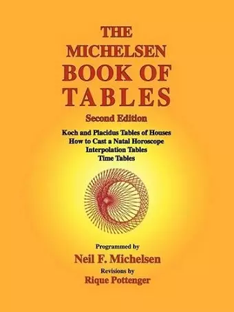 The Michelsen Book of Tables cover