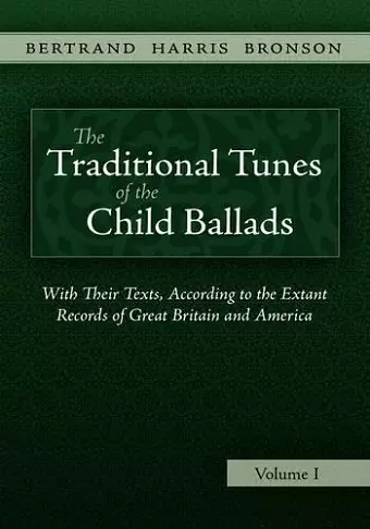 The Traditional Tunes of the Child Ballads, Vol 1 cover