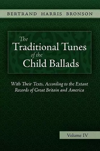 The Traditional Tunes of the Child Ballads, Vol 4 cover