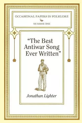 "The Best Antiwar Song Ever Written" cover