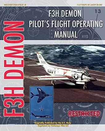 F3H Demon Pilot's Flight Operating Instructions cover