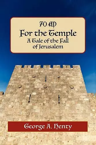 For the Temple cover