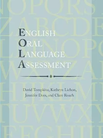 English Oral Language Assessment cover