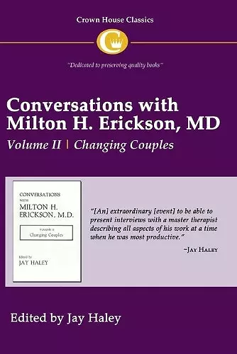 Conversations with Milton H. Erickson MD Vol 2 cover