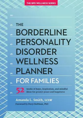 The Borderline Personality Disorder Wellness Planner for Families cover