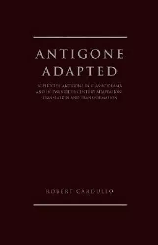 Antigone Adapted cover