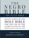 The Negro Bible - The Slave Bible cover