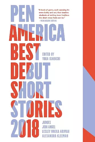 PEN America Best Debut Short Stories 2018 cover