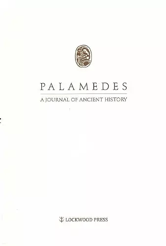 Palamedes Volume 12 (2017/18) cover