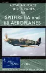 Royal Air Force Pilot's Notes for Spitfire IIA and IIB Aeroplanes cover