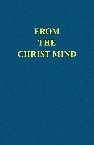 From the Christ Mind cover