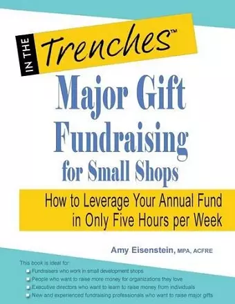 Major Gift Fundraising for Small Shops cover