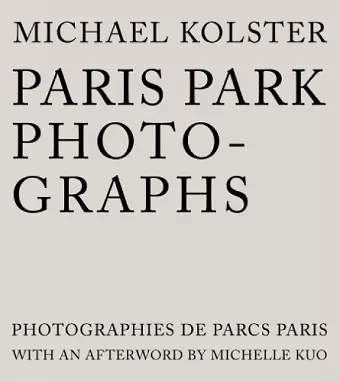 Paris Park Photographs cover