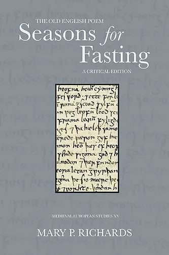 The Old English Poem Seasons for Fasting cover