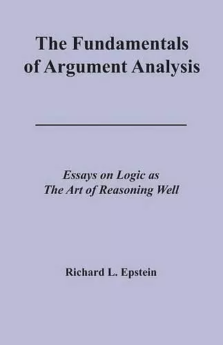 The Fundamentals of Argument Analysis cover