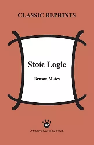 Stoic Logic cover