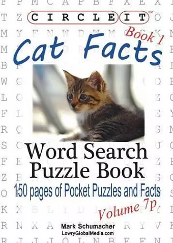 Circle It, Cat Facts, Book 1, Pocket Size, Word Search, Puzzle Book cover