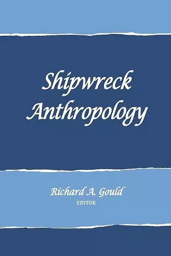 Shipwreck Anthropology cover