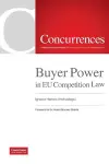 Buyer Power in EU Competition Law cover