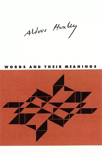 Words and Their Meanings cover