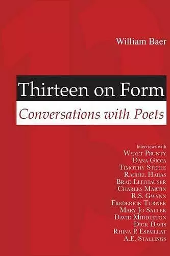 Thirteen on Form cover