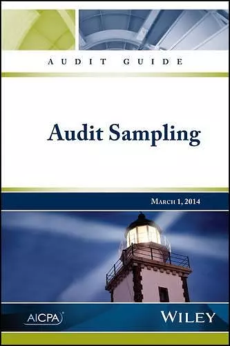 Audit Guide: Audit Sampling cover