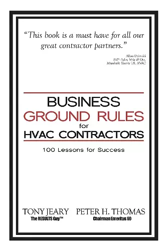 Business Ground Rules for HVAC Contractors cover