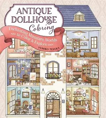 Antique Dollhouse Coloring cover