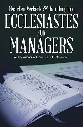 Ecclesiastes for Managers cover