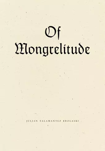 Of Mongrelitude cover