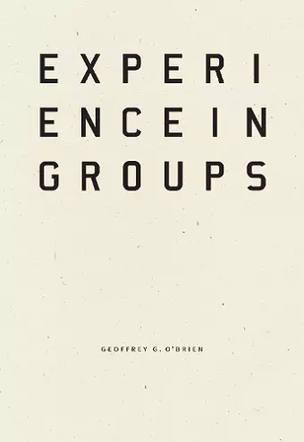 Experience in Groups cover