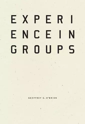 Experience in Groups cover