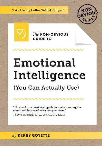 The Non-Obvious Guide to Emotional Intelligence (You Can Actually Use) cover