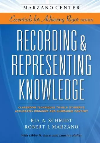 Recording & Representing Knowledge cover