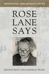 Rose Lane Says cover