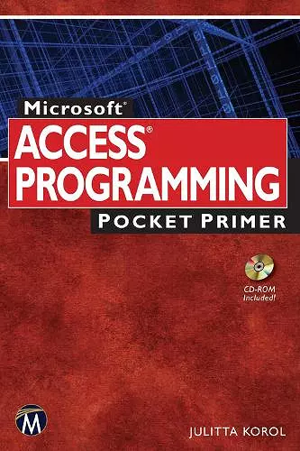 Microsoft Access Programming Pocket Primer cover