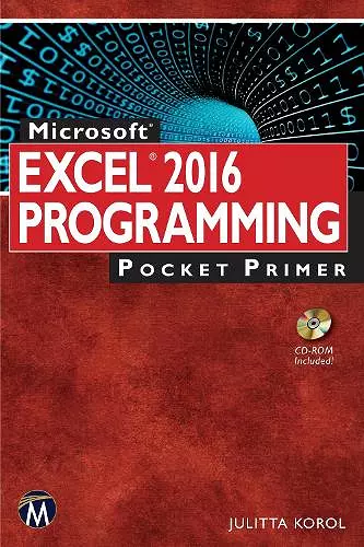 Microsoft Excel 2016 Programming Pocket Primer cover