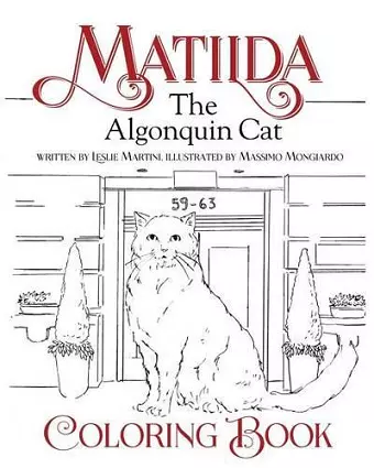 Matilda, The Algonquin Cat Coloring Book cover