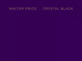 Walter Price: Crystal Black cover