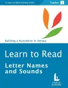 Letter Names and Sounds, Teacher Edition cover