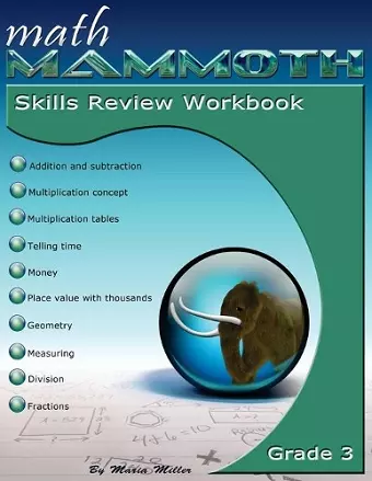 Math Mammoth Grade 3 Skills Review Workbook cover