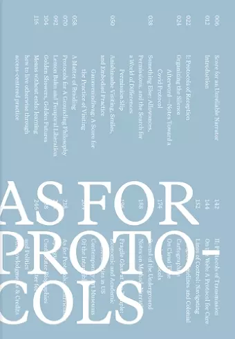 As for Protocols cover