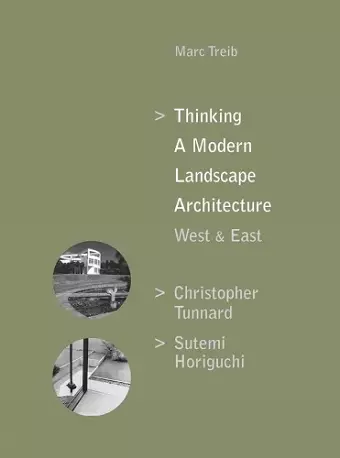 Thinking a Modern Landscape Architecture, West & East cover