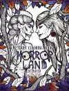 Adult Coloring Book Horror Land cover