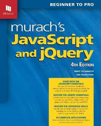 Murach's JavaScript and jQuery (4th Edition) cover